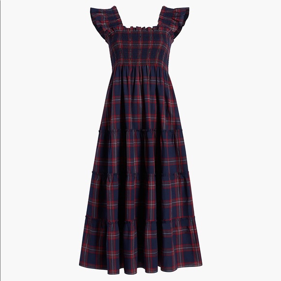 Hill House Home Ellie Iris Tartan Nap Dress Size Small